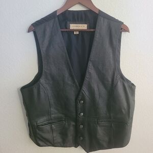 Black Vintage Colebrook & Co. Vest XL